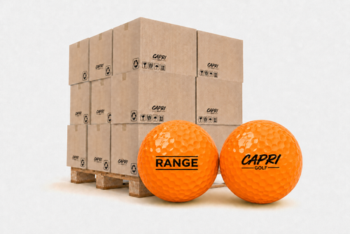 CAPRI Premium Performance Rangebälle in Orange mit Palettenverpackung