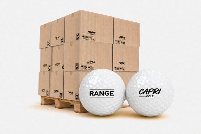 CAPRI Premium Performance Rangebälle in Weiß mit Palettenverpackung