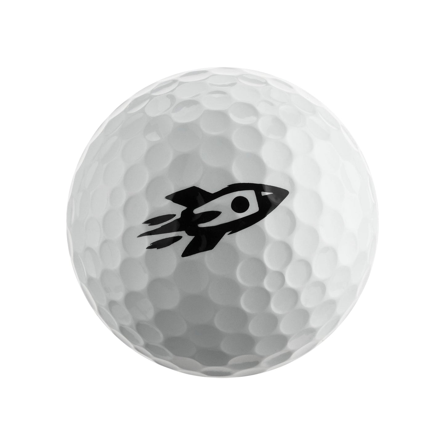 CAPRI Golf Blaster Golfbälle im 12er Pack mit Raketen-Design, 4x3er Sleeves, langlebige und hochwertige Golfbälle.