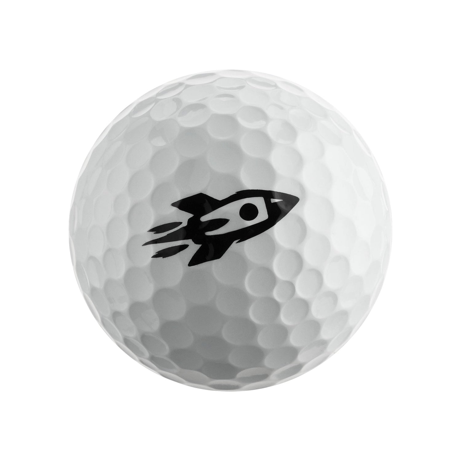 CAPRI Golf Blaster Golfbälle im 12er Pack mit Raketen-Design, 4x3er Sleeves, langlebige und hochwertige Golfbälle.