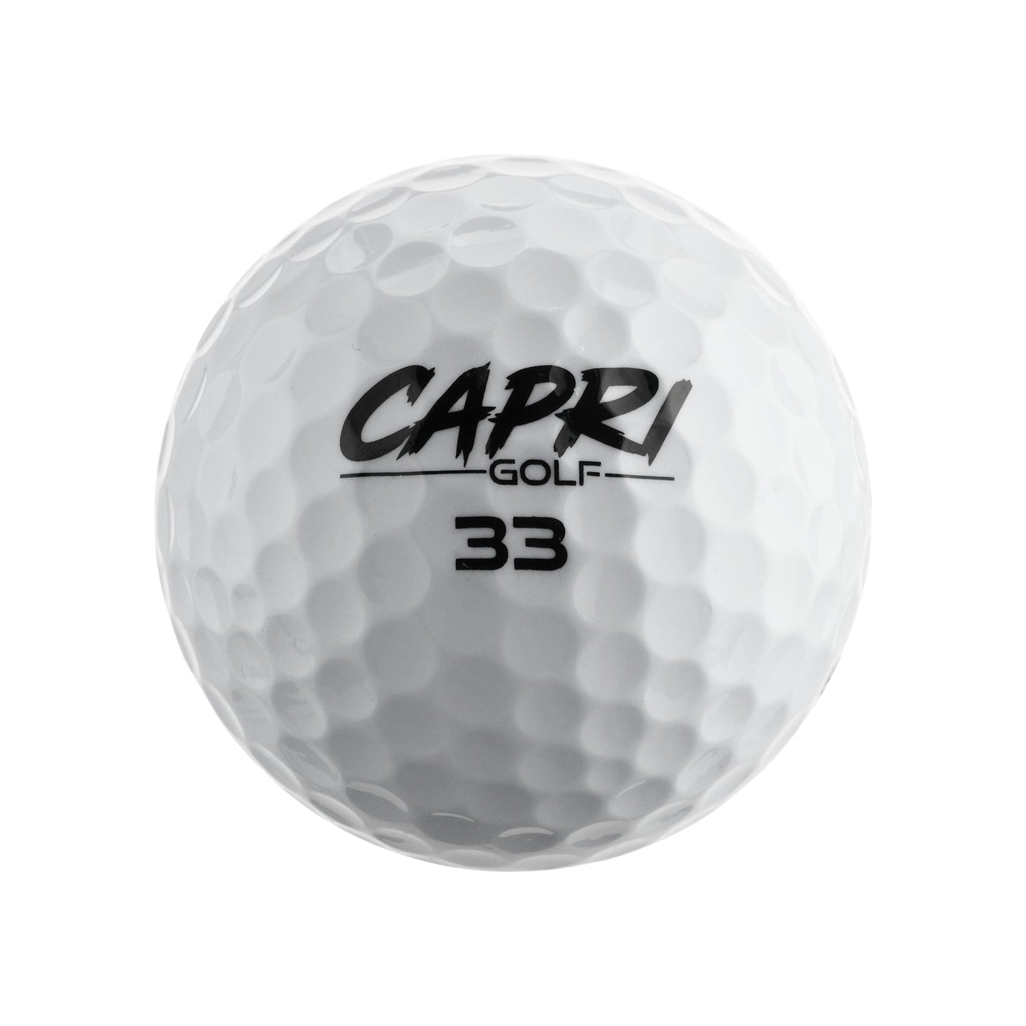 CAPRI Golf Sundowner Golfbälle im 12er Pack, drei Bälle pro Sleeve, für verbessertes Golfspiel im Freien.