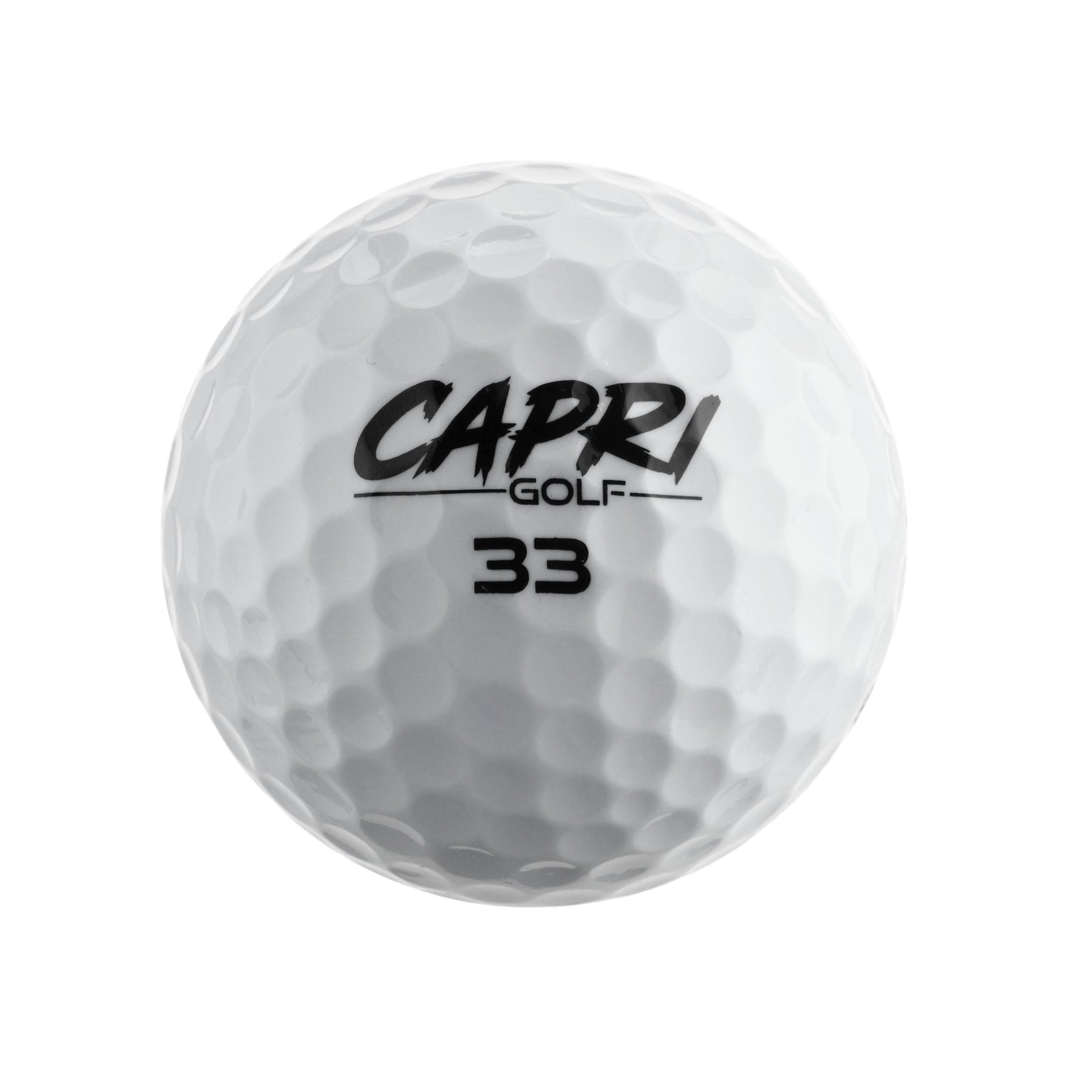 CAPRI Golf Sundowner Golfbälle im 12er Pack, drei Bälle pro Sleeve, für verbessertes Golfspiel im Freien.