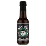 Capri Smokin' Greens BBQ-Sauce in 150 ml Flasche, dunkle Sauce mit rauchigem Geschmack, ideal für Grillgerichte